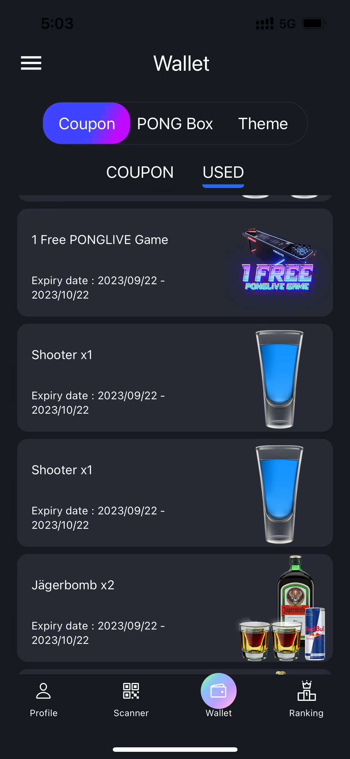 PongLive Mobile App Preview 1